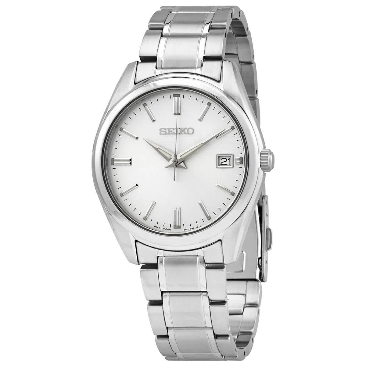 Seiko Essentials Quartz Silver Dial Men's Watch SUR307