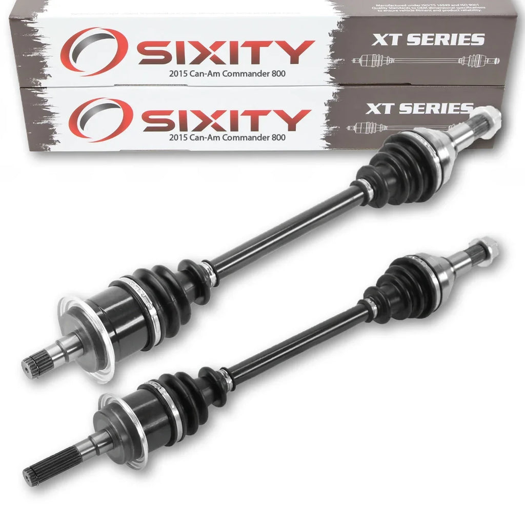 2 pc Sixity  Front Left Right Axle compatible with Can-Am Commander 800 2015 -    4X4