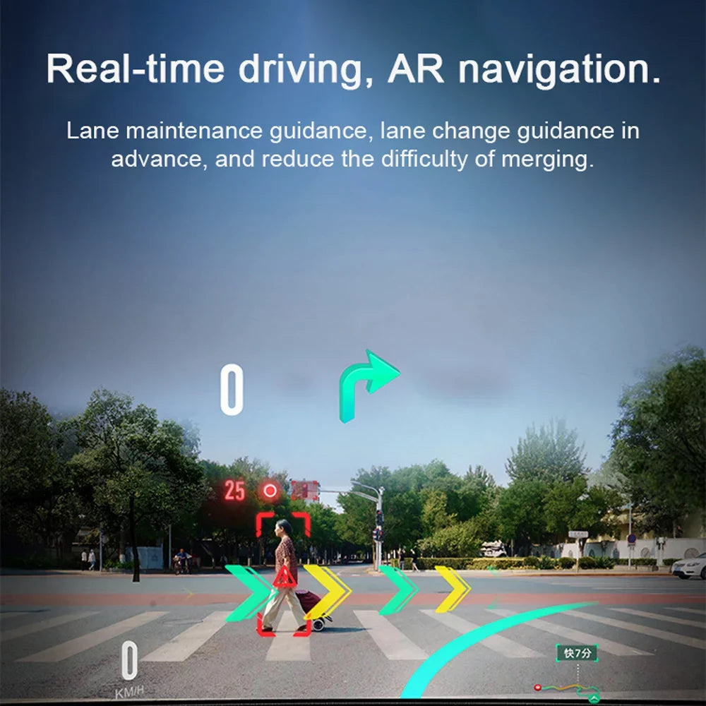 Tomshoo Multi-language Dual Lens Car Video Recorder Auto Dash Cam Car Recorder Night Viewing 10.26in  170 Degree Wide Angle Car Global Positioning System Navigation