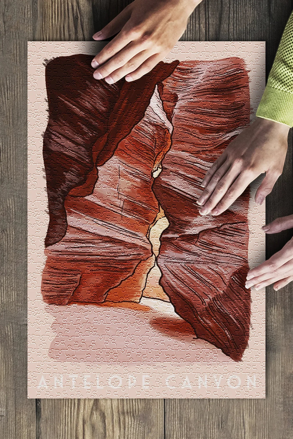 Arizona, Antelope Canyon (19x27 inches, Premium 500 Piece Jigsaw Puzzle for Adults and Family, Made in )