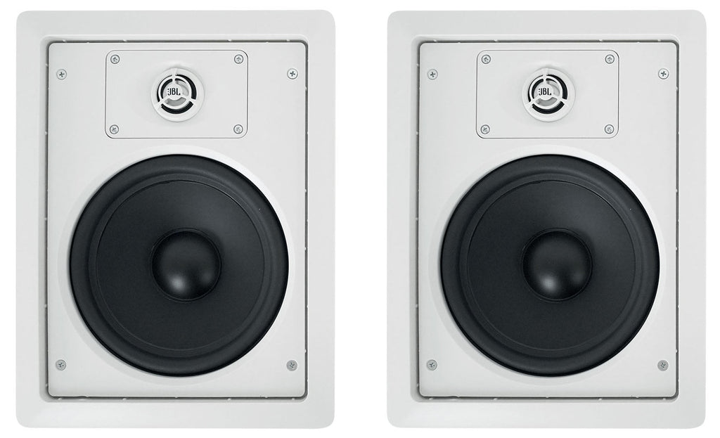 (4)   128  8" 50w Commercial 70v In-Wall Speakers+Amp For Restaurant