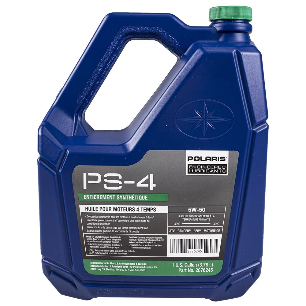Polaris Factory  & Snowmobile 4-Cycle PS4 Plus Synthetic Oil Gallon 2876245