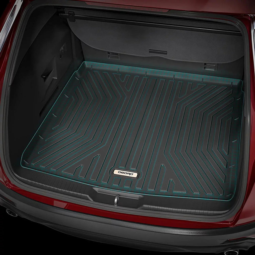 Ledkingdomus Cargo Trunk Liner Black Fits for 2019-2023 Subaru Forester, Fit Cargo Mats Behind 2nd Row Rear Cargo Trunk Tray