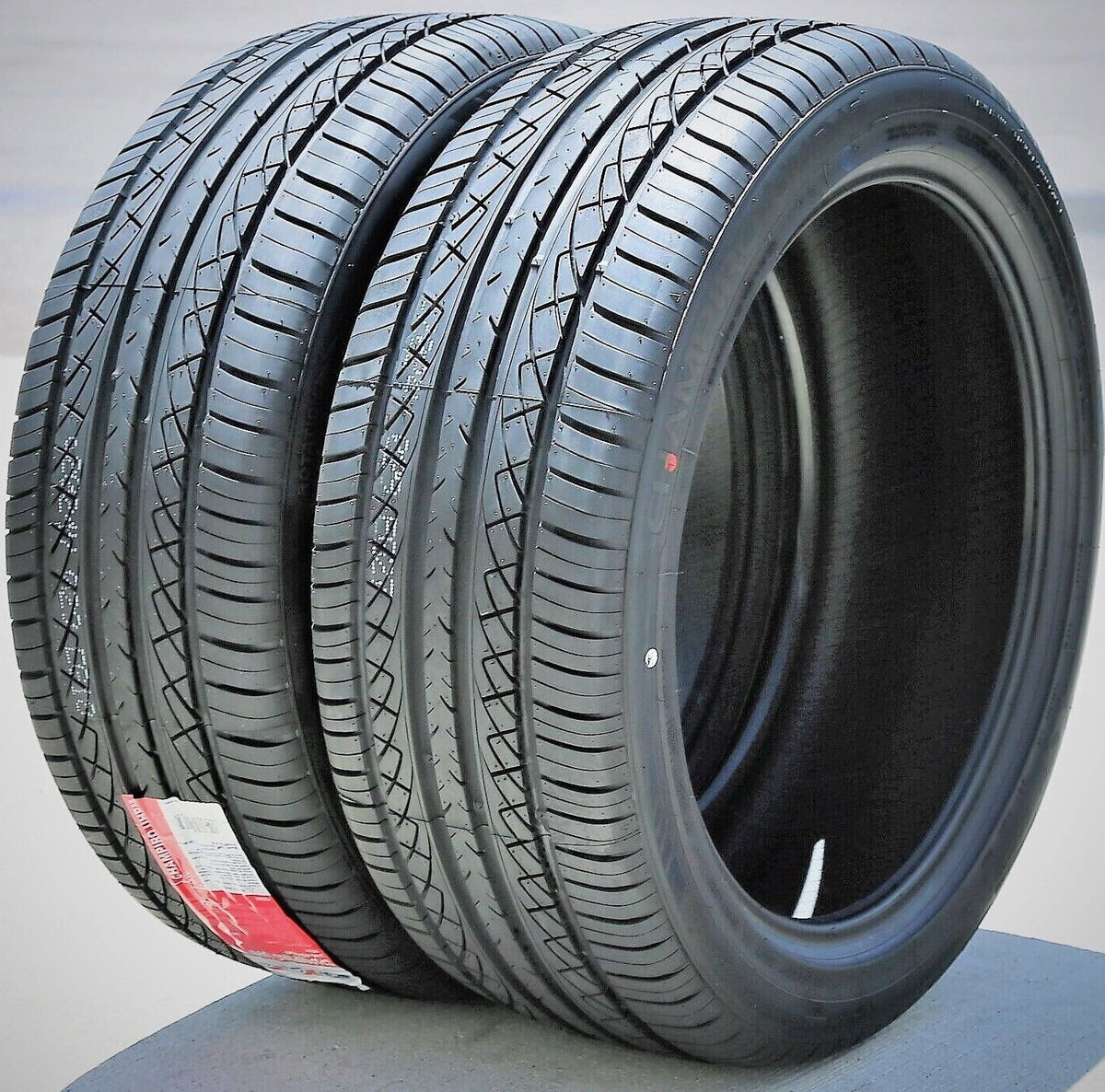 Set of 4 ()  Radial Champiro  A/S 255/40R19  100Y   High Performance Tires Fits: 2014 Ford Mustang , 2015-23 Ford Mustang EcoBoost Premium