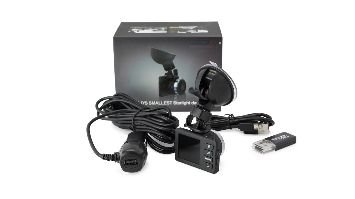 Rechargeable Two Lens Car Camera Nightvision Digital  Camcorder