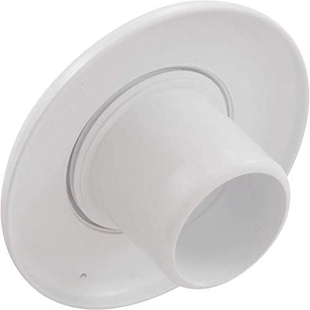 SP1422E White 1-Inch Opening Large Hydrostream Extended Directional Flow Inlet Fitting With 1-1/2-Inch  Thread