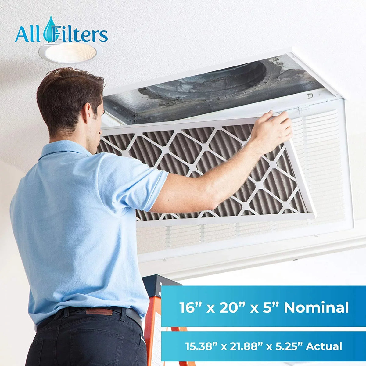 16x20x5  11 FS1620 / M0-1056 / MU1620 Air Filters (2 Pack)