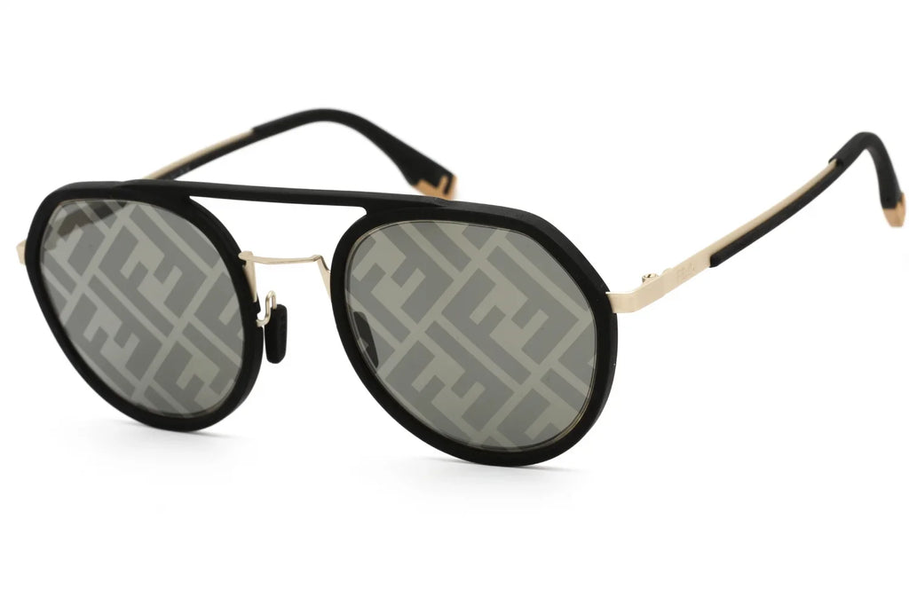 Fendi Pattern Pilot Men's Sunglasses FE40040U 02C 51