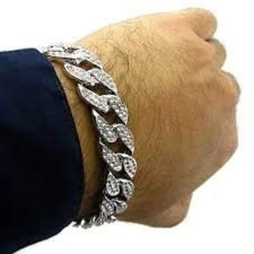 Charles Raymond Big Bling Watch Inspired by Hip Hop - Men's Iced Out Timepiece- Diamond Rhinestones on Blast - ST10311   Blue -C