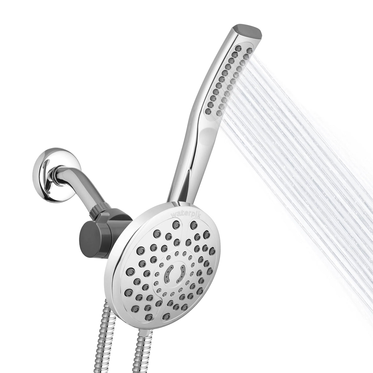 Waterpik PowerWand Spa Combo Shower with PowerPulse Massage, Chrome, -633E--183ME