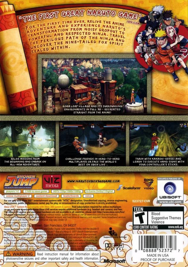 Naruto: Rise of a Ninja - Xbox 360