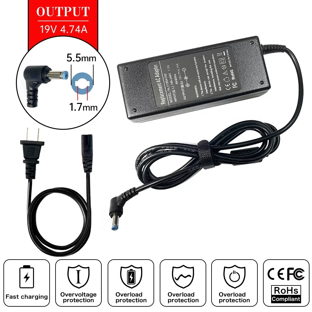 Laptop  Adapter Charger for Packard Bell EasyNote LM87--090 LM81--226 LS44--150 LM94--442 LM86--237 LS11--883 LS44--044 LS44--045 LS44--110 TK36 NS11 NS44HR TJ71--109 TJ74--050