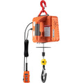 3-in-1 Electric Hoist Winch Portable Crane 1100lbs 25ft w/ Remote Control