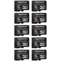 Gigastone 32GB Micro  Card,  Video -I U1 Class 10, for Surveillance, Security, Action Cameras, Drone, Dash Cams, 10 Pack (10x32GB)