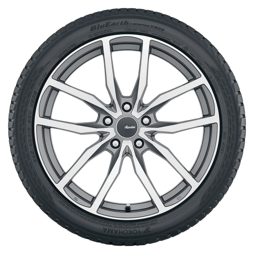Yokohama BluEarth Winter V905 Winter 255/40R19 100V  Passenger Tire Fits: 2017 Volkswagen Tiguan Highline, 2016-18 Audi Q3 Technik