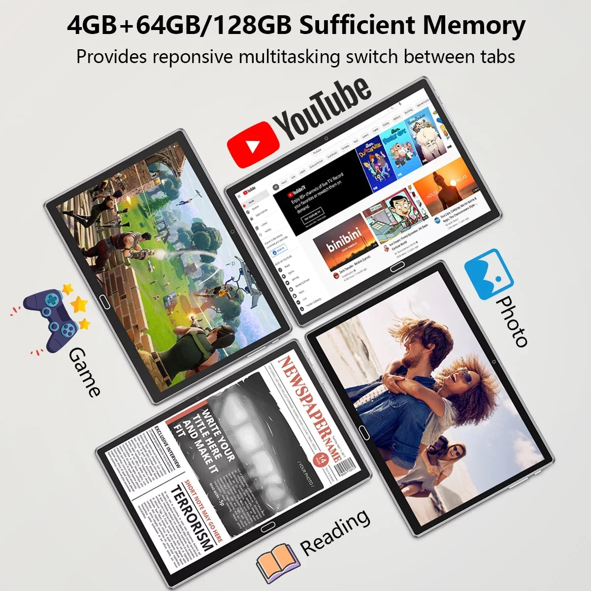 Android 11,Tablet with Keyboard,10 inch 2 in 1 Tablets,64GB (up to 128GB Expand ),6000mAh Battery,Latest 1.6GHz Octa-Core 4G Cellular Tablet ,Dual Camera,Wi-Fi,Bluetooth,,Black