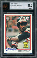 Eddie Murray Rookie Card 1978 Topps #36   8.5 (8.5 8 8.5 8.5)