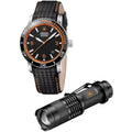 Men's Watch/ Flashlight Set