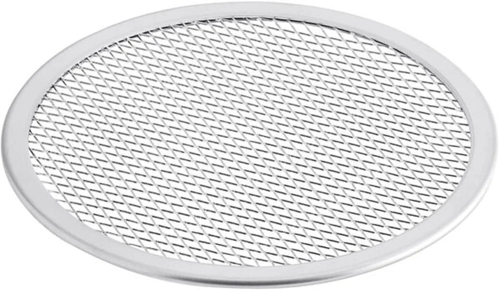 TrueCraftware- Set of 2 Aluminum 16” Pizza Baking Screen Seamless Rim- Bakeware Pizza Screen Round Pizza Pan Tray Round Baking Tray for Home Kitchen Pizzeria & Restaurants