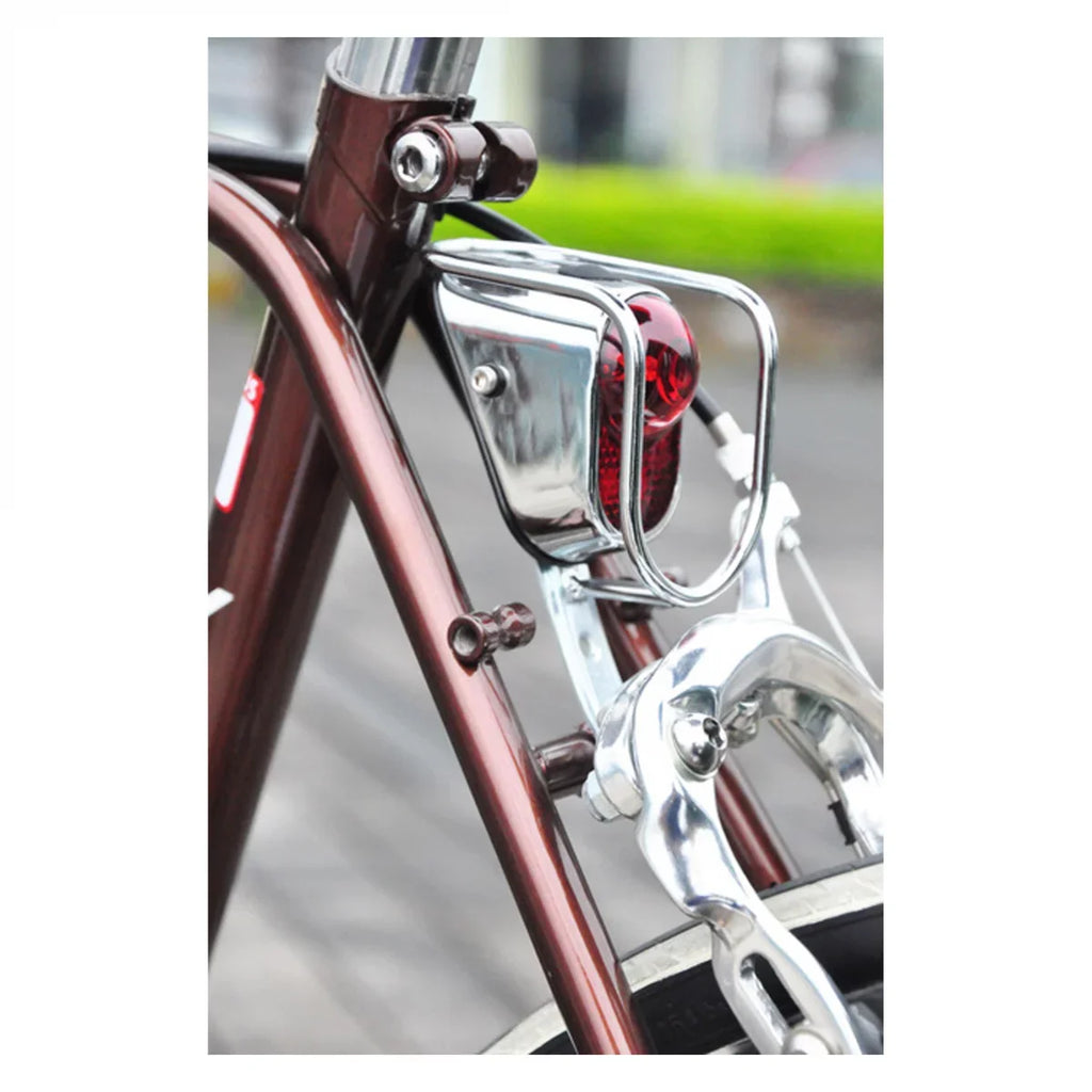 Pure Cycles Light Pure Rear City Bike Tail Light  Chrome