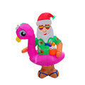 6ft Ready for the Beach Santa - Christmas Inflatable by Seasonal