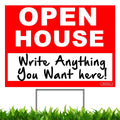 24" x 18" -  Ink Yard Sign - Corrugated Plastic - Printed Front & Back - with Metal Ground Stake included -   sign