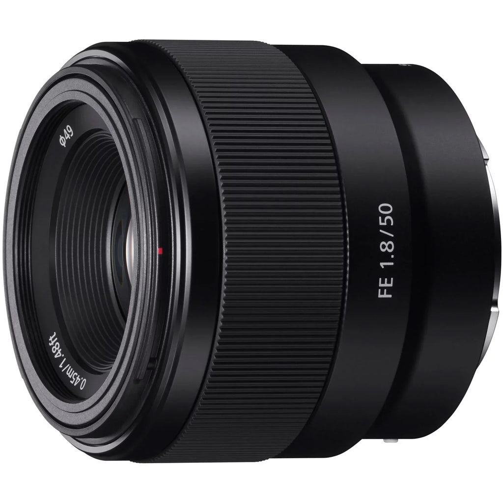 Sony a7C Mirrorless Full Frame Camera Body with Sony  50mm F1.8 Full-frame Lens SEL50F18F Black ILCE7C/B Bundle with Deco Gear Photography Backpack Case , Software and Accessories