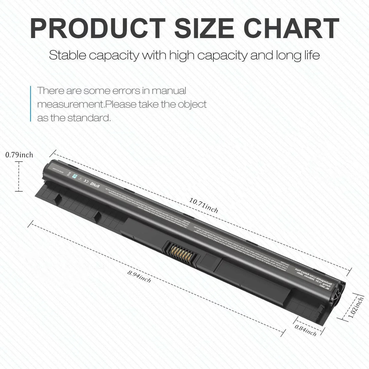 M5Y1K Laptop Battery For Dell Inspiron 3567 3551 5555 5558 5559 5758 5755