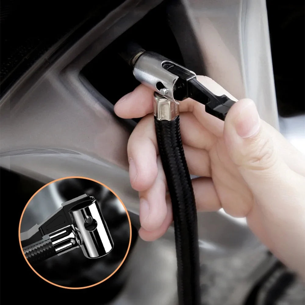 ammoon Digital Air Compressor for Car Auto Pump Portable Tire Inflator with  Light  12V, Fast Inflation & Accurate Reading