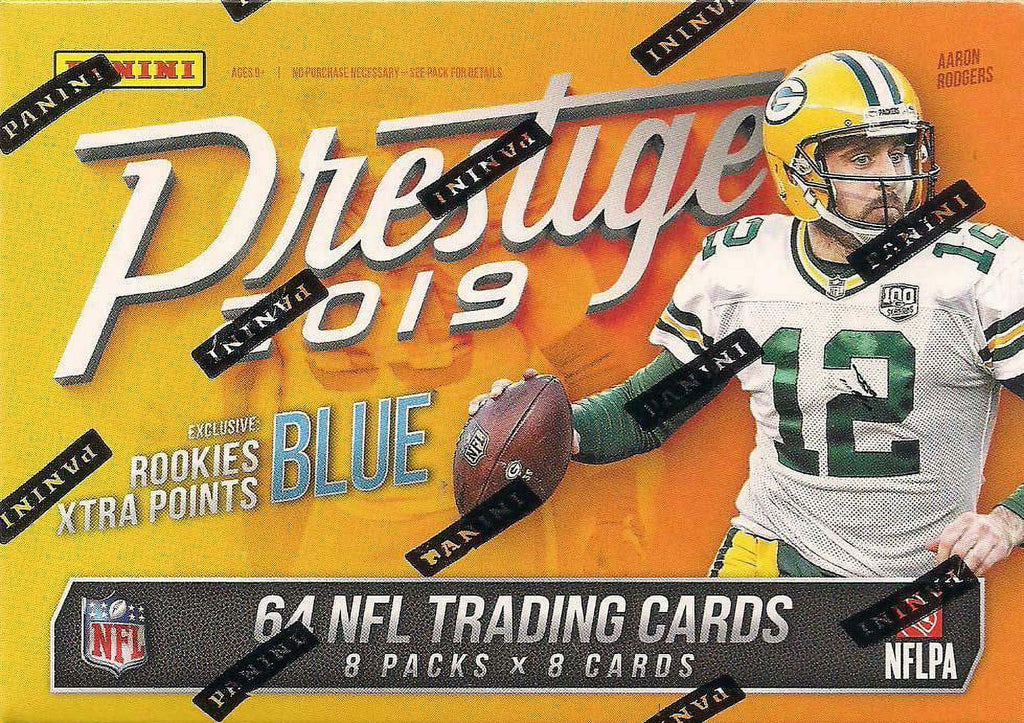 2019 Panini Prestige  Football Blaster Box- Featuring 2019 Rookies in Team Jerseys