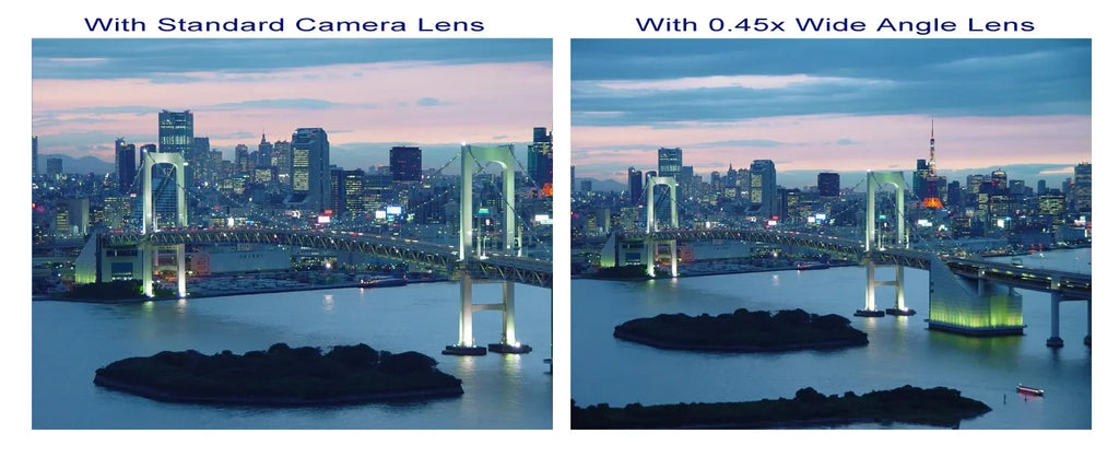 '-FM2BUS 0.45x Wide Angle Lens () Chrome Finish W/ Macro (Modification Style) Magnetic Type.