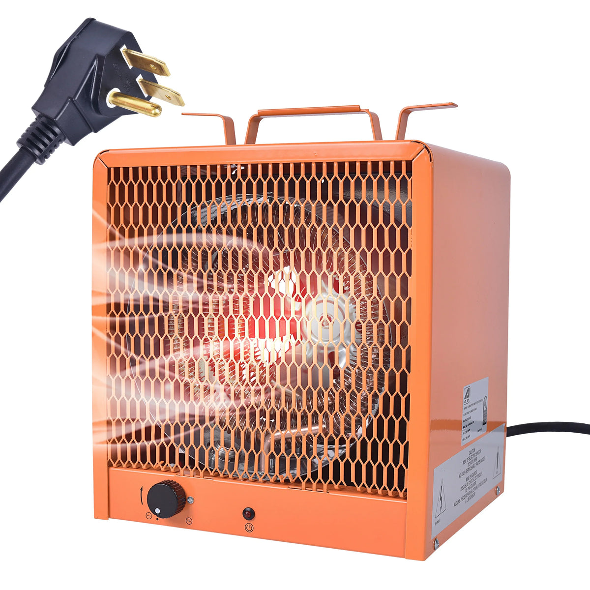 Aain Fan Forced Heater, the Plug #6-30R,Industrial 4800 Watt , 240 Volt/60 Hz,3 Phase