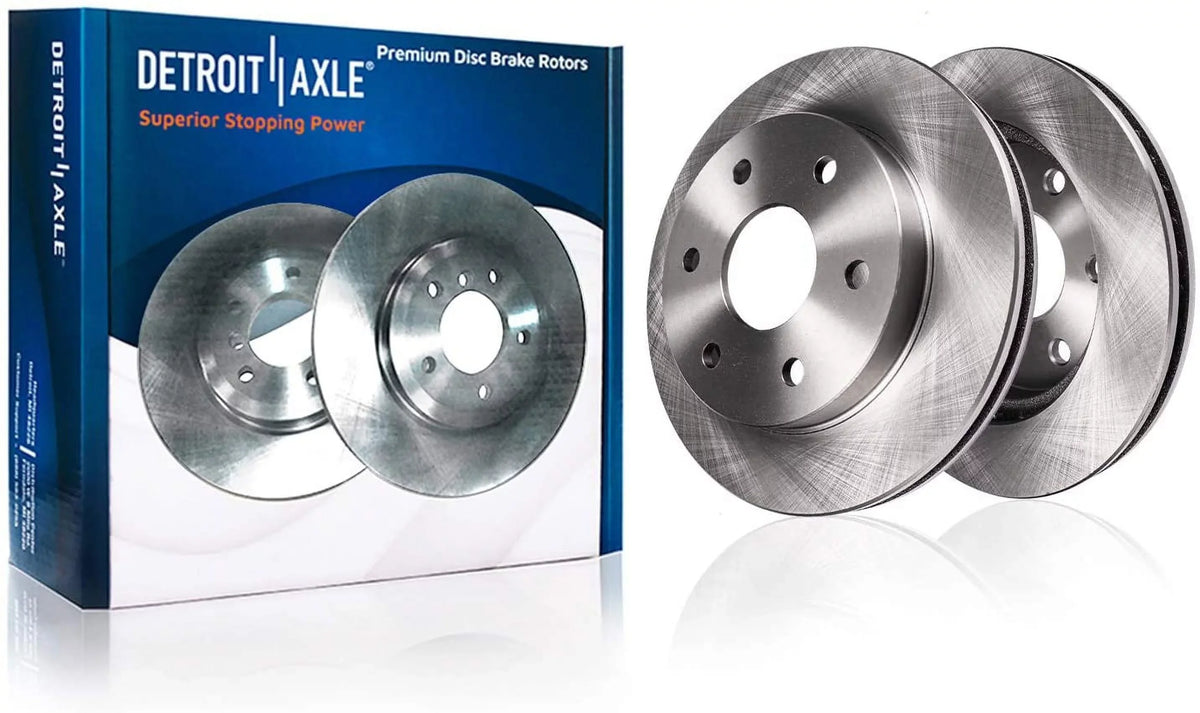 Detroit Axle - Front Brake Kit for Chevy  Silverado Sierra Yukon  Avalanche 1500 Tahoe Cadillac Escalade   Disc Brake Rotors Ceramic Brakes Pads : 12" Rotor - [4-Wheel Disc Model]