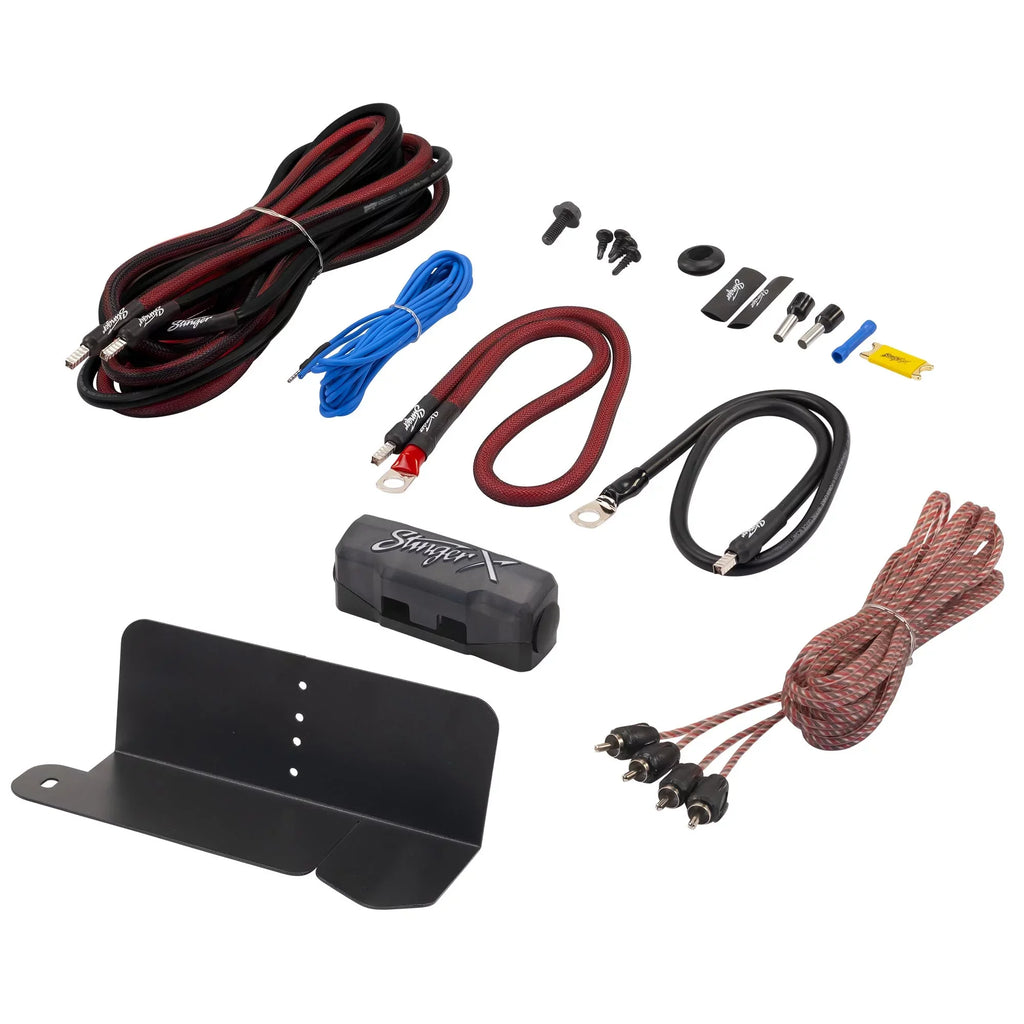 JBLBB4005D - 5-Door Passive Sound Bar Compatible with Bronco with  Apex  1502 2 Channel Marine & Powersport Amplifier - 150 x 2 At 2-Ohms and Bronco Install Accessories