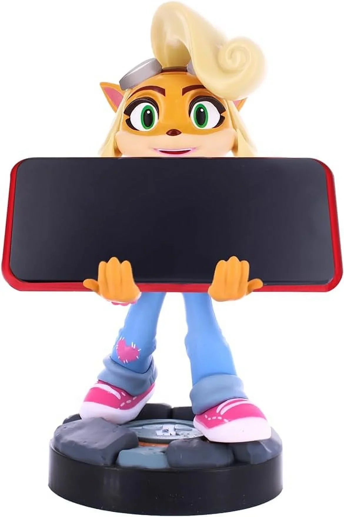 Exquisite Gaming: Crash Bandicoot 4: Coco - Original Mobile Phone & Gaming Controller Holder, Device Stand, Cable Guys, Licensed Figure