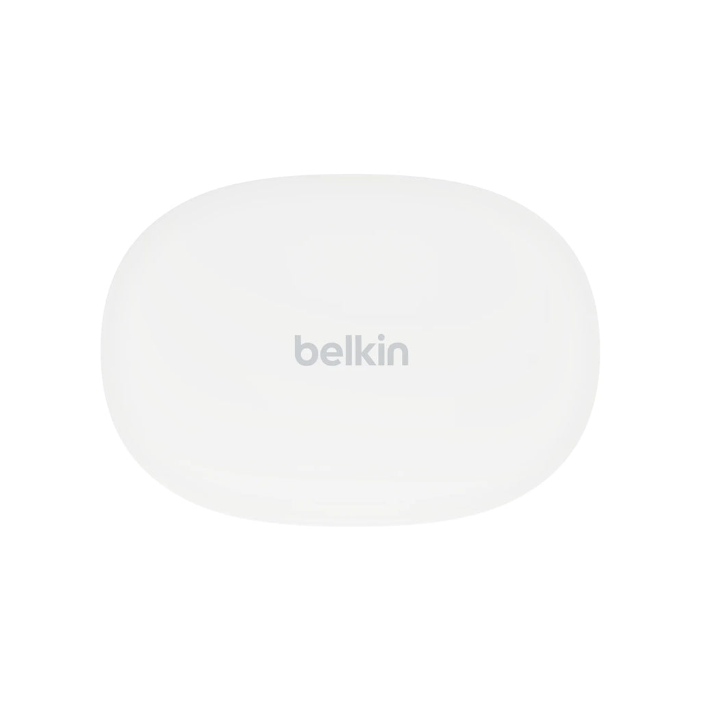Belkin SoundForm™ Bolt, True Wireless Earbuds, Wireless Charging, IPX5 Sweat and Water Resistant, -C, Up to 28 Hours of Battery Life, iPhone, Galaxy, Pixel and More - White