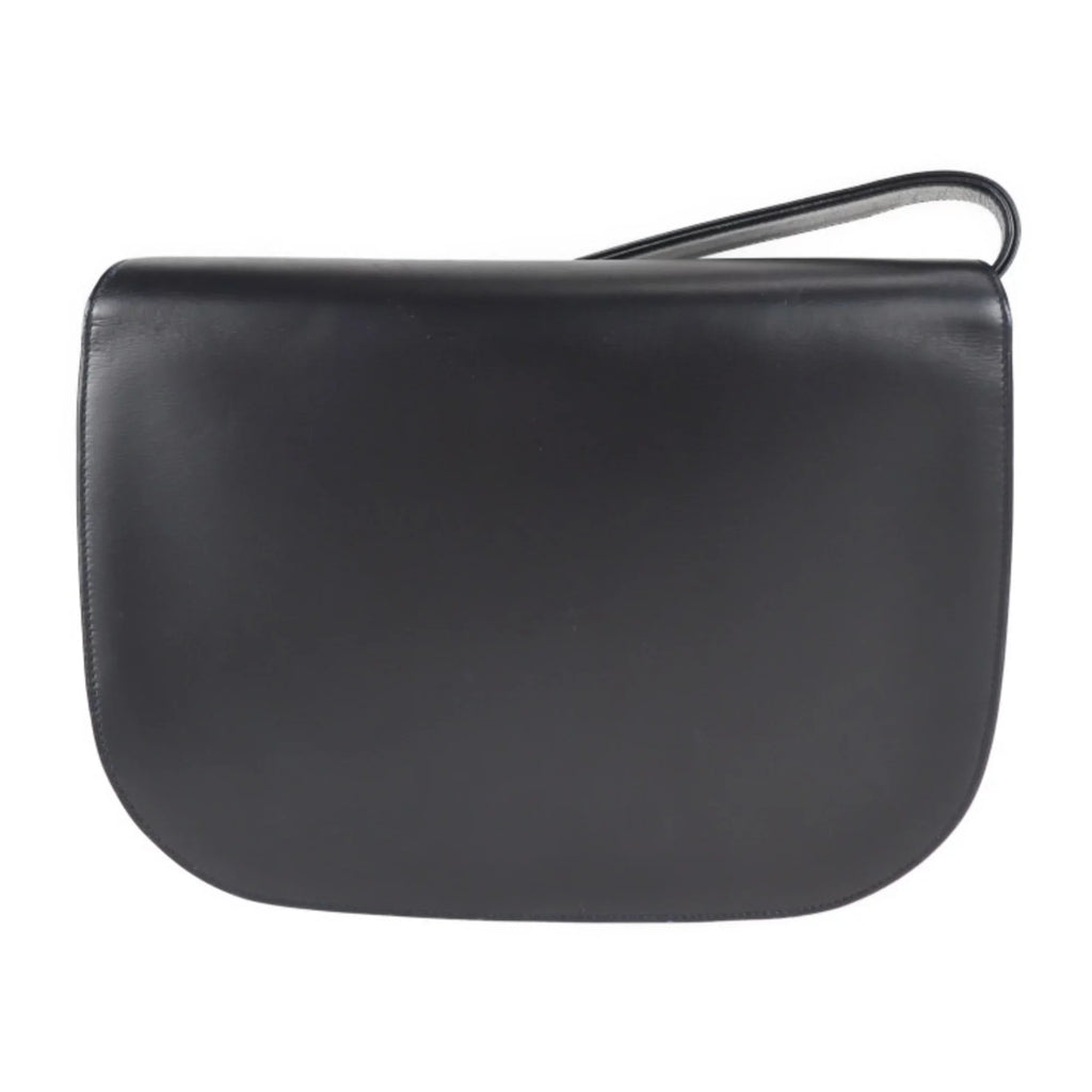 Pre-Owned  Cartier sapphire line shoulder bag calf leather dark navy 2WAY clutch (Good)