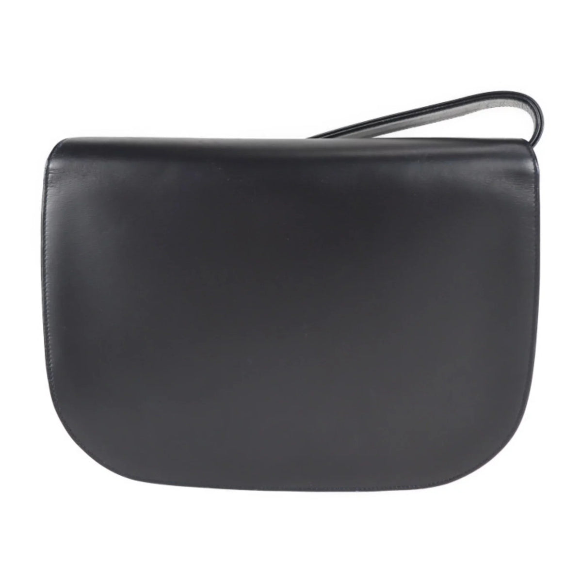 Pre-Owned  Cartier sapphire line shoulder bag calf leather dark navy 2WAY clutch (Good)