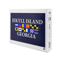 Jekyll Island, Georgia, Nautical Flags (1000 Piece Puzzle, Size 19x27, Challenging Jigsaw Puzzle for Adults and Family, Made in )