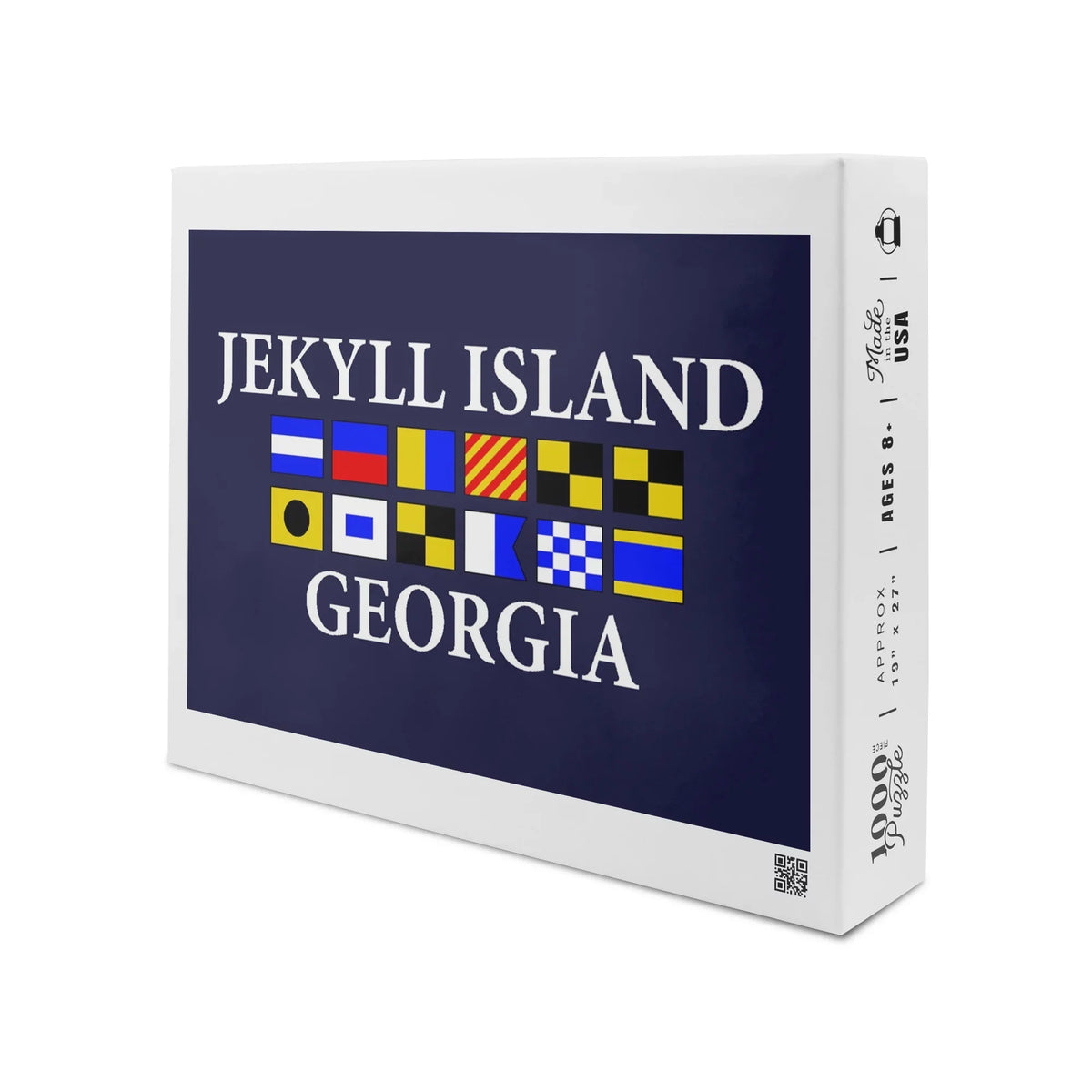 Jekyll Island, Georgia, Nautical Flags (1000 Piece Puzzle, Size 19x27, Challenging Jigsaw Puzzle for Adults and Family, Made in )