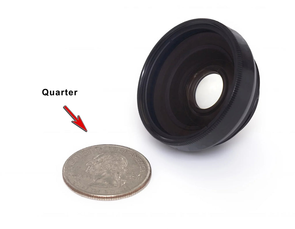 '-FM2BUS 0.45x Wide Angle Lens () Chrome Finish W/ Macro (Modification Style) Magnetic Type.