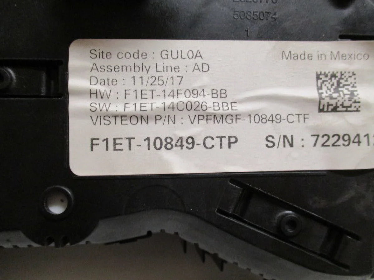 Pre-Owned 2017 2018 Ford Focus Speedometer Speedo Cluster  19K   (Good)
