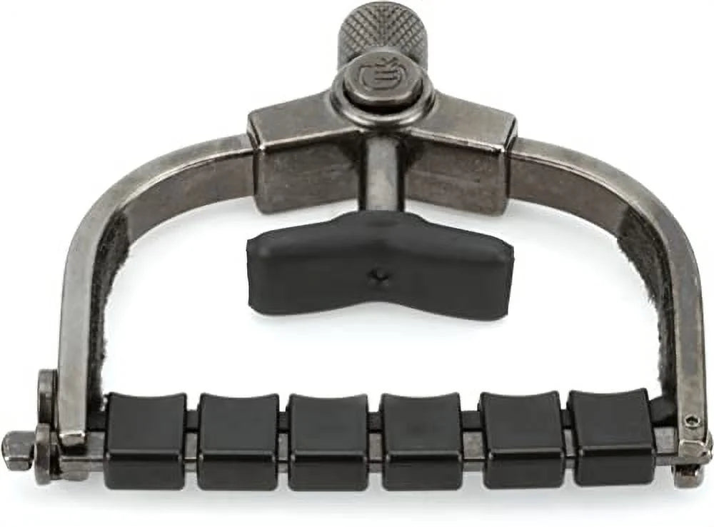 Made in the  Paige Clik -6-W- 6-string Wide Guitar Capo Made for Acoustic Guitars and Electric Guitars, Made for Wider Neck Guitars (Black Nickel)