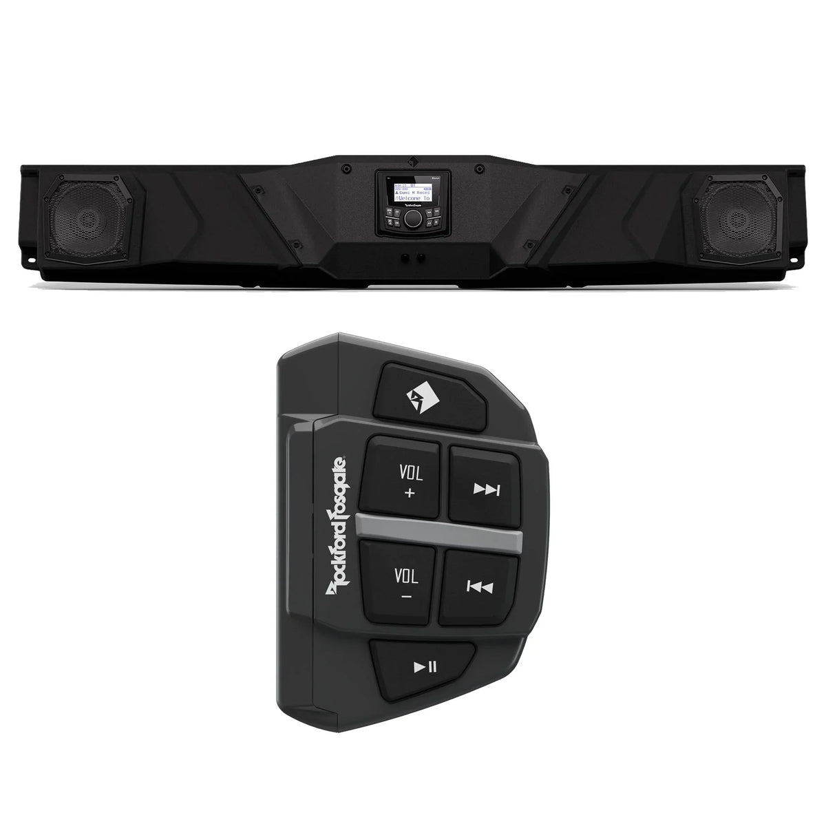 Rockford Fosgate Rockford Fosgate DEFEND17-STG1 Audio Roof System Compatible with Select 2017+ Can-Am Defender Models & - Universal Bluetooth Remote Controller