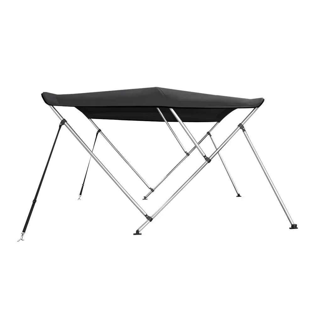 Bimini Top Boat Cover 46" High 3 Bow 6' ft. L x 73" - 78" W Solution Dye
