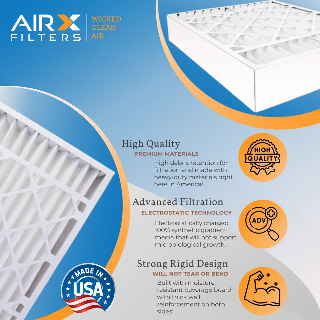 16x25x5 Air Filter  8 Comparable to  700 &  5 Compatible with Honeywell FC100A1029 EXPXXFIL0016 Premium  Made 16x25x5 Furnace Filter 2 pack by     .