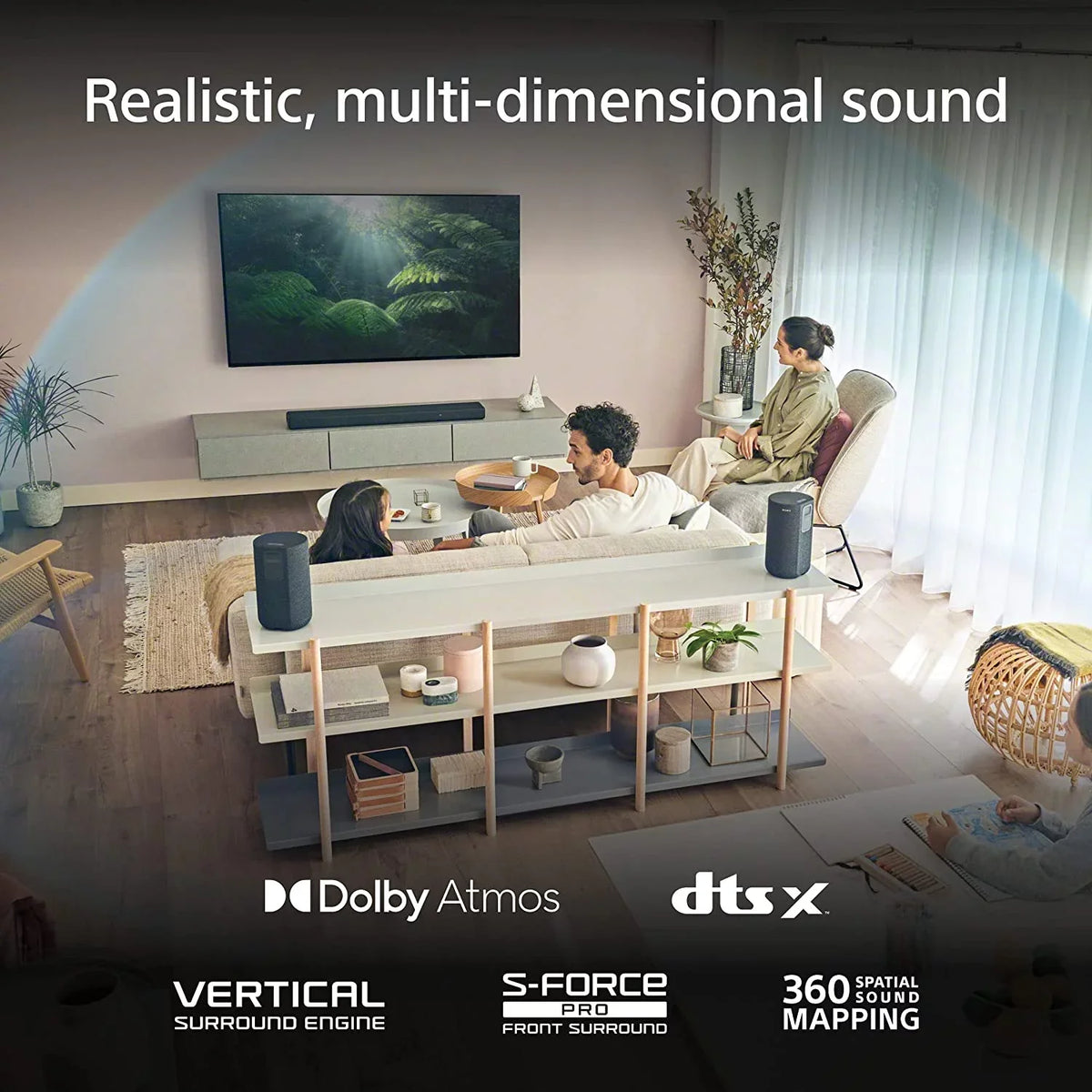 Sony XR85X95K 85-inch 4K Smart    Mini   with Sony -A3000 3.1Ch Soundbar with Built-In Subwoofer and  Virtual:X (2022)