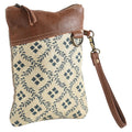 Upcycled Canvas  Genuine Leather women bag western handbag purse
