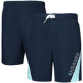 Men's G- Sports by Carl Banks Deep Sea Blue Seattle Kraken Sunrise Volley Swim Shorts