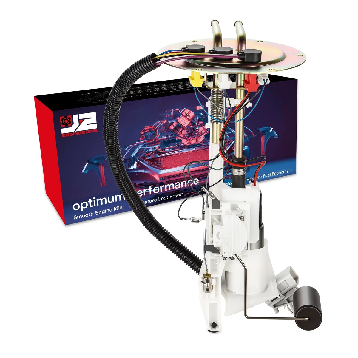 J2 Engineering J2--0124 For 1995-1997 Nissan Pickup 2.4L 3.0L Electric Fuel Gas Pump Module+Sending Unit